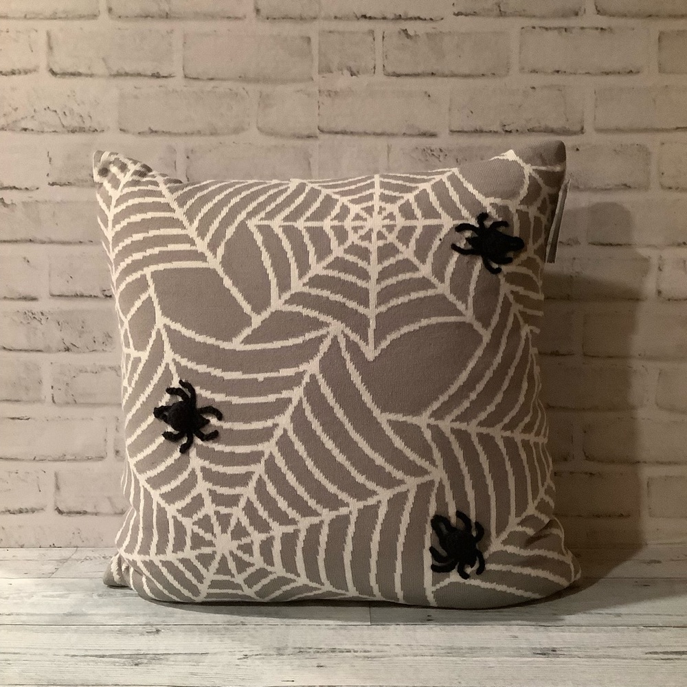 Well Dressed Home Spiders & Webs Pillow